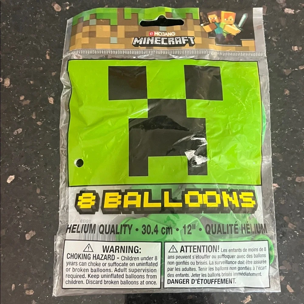 Minecraft Birthday Party Decoration Set
